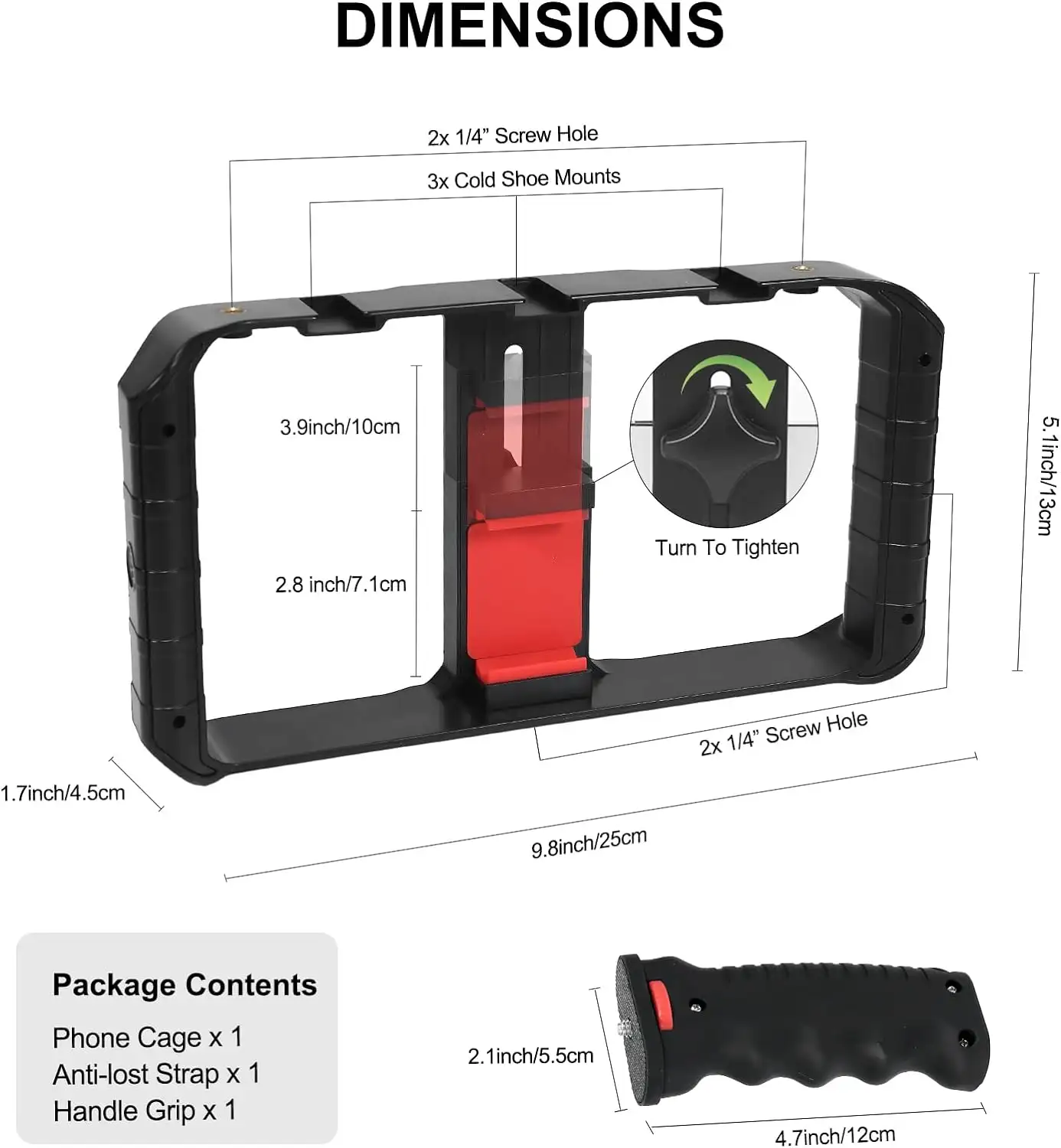 Taisioner Smartphone Video Rig Hand Grip - 61bq76ayxl._ac_sl1500_